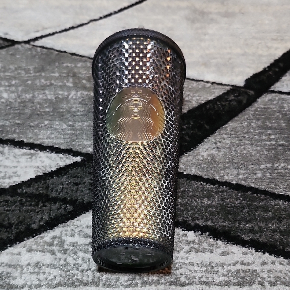 STARBUCKS BLACK IRIDESCENT STUDDED 2020 VENTI TUMBLER LIMITED EDITION